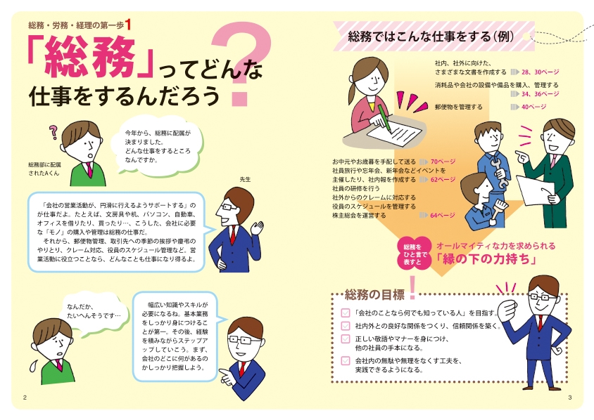 成美堂出版 図解 いちばんやさしく丁寧に書いた総務・労務・経理の本’14～’15年版