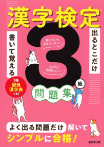 出るとこだけ書いて覚える　漢字検定®3級問題集